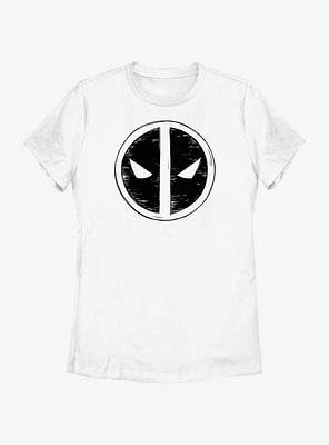 Marvel Deadpool & Wolverine Scribble Emblem Womens T-Shirt