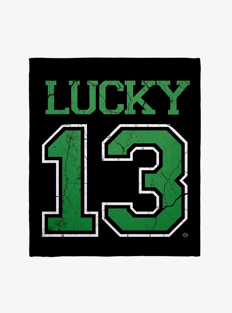 St. Patrick's Day Lucky 13 Throw Blanket