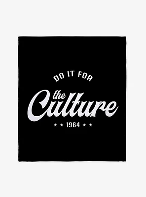 Black History Month For The Culture Throw Blanket