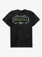 Beetlejuice Logo Mineral Wash T-Shirt