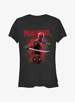 Marvel Deadpool & Wolverine Paint Dump Girls T-Shirt