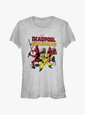 Marvel Deadpool & Wolverine Family Outing Girls T-Shirt