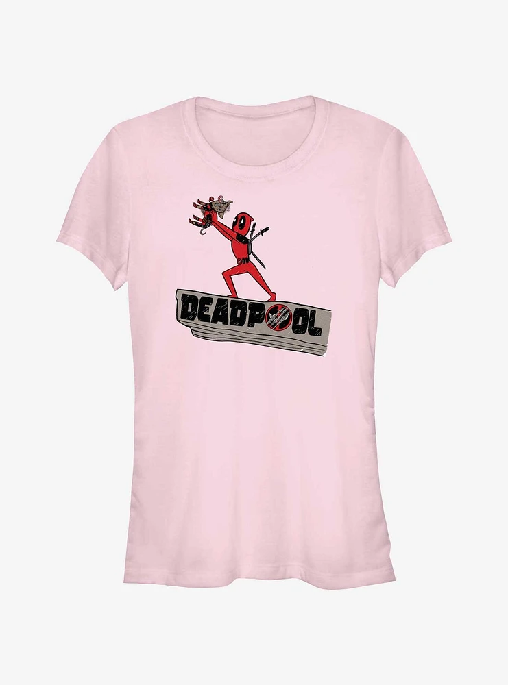 Marvel Deadpool & Wolverine Hail Dead Dog Girls T-Shirt