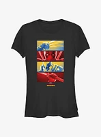 Marvel Deadpool & Wolverine Panel Of Bubs Girls T-Shirt