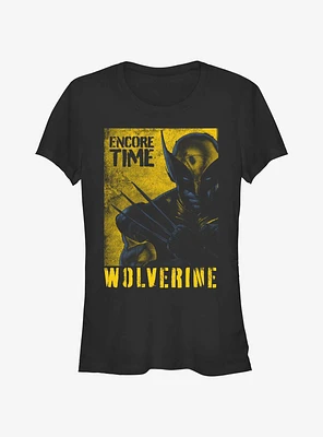 Marvel Deadpool & Wolverine Encore Time Poster Girls T-Shirt