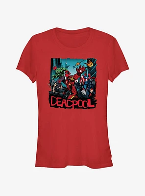 Marvel Deadpool & Wolverine Avengers Girls T-Shirt
