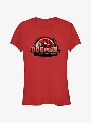 Marvel Deadpool & Wolverine Dogpool Don't Insult This Animal Girls T-Shirt