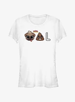 Marvel Deadpool & Wolverine Dogpool Emojis Girls T-Shirt