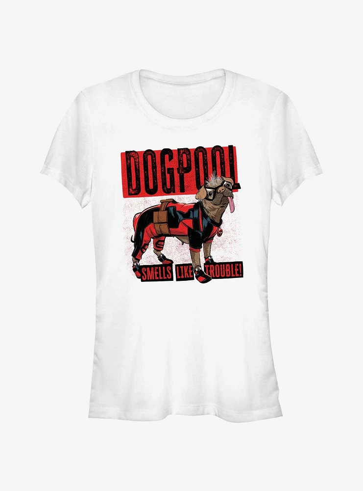 Marvel Deadpool & Wolverine Dogpool Trouble Girls T-Shirt