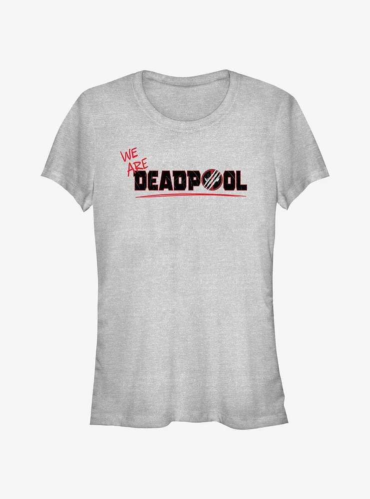 Marvel Deadpool & Wolverine We Are Logo Girls T-Shirt