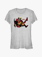 Marvel Deadpool & Wolverine Damsel Girls T-Shirt