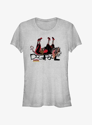 Marvel Deadpool & Wolverine Dogpool Play Dead Girls T-Shirt