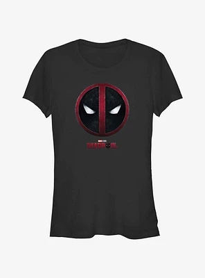 Marvel Deadpool & Wolverine Evil Eye Emblem Girls T-Shirt