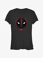 Marvel Deadpool & Wolverine Evil Eye Emblem Girls T-Shirt
