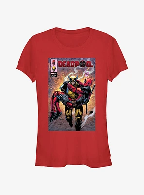 Marvel Deadpool & Wolverine Rescue Mission Poster Girls T-Shirt