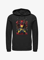 Marvel Deadpool & Wolverine Out Of Danger Hoodie