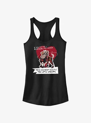 Marvel Deadpool & Wolverine Dogpool Little Unicorn Girls Tank