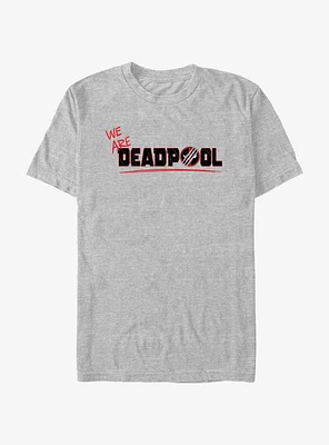 Marvel Deadpool & Wolverine We Are Logo T-Shirt