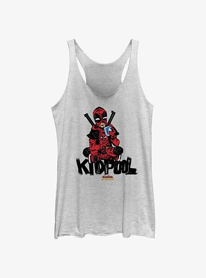 Marvel Deadpool & Wolverine Kidpool Sitting Girls Tank