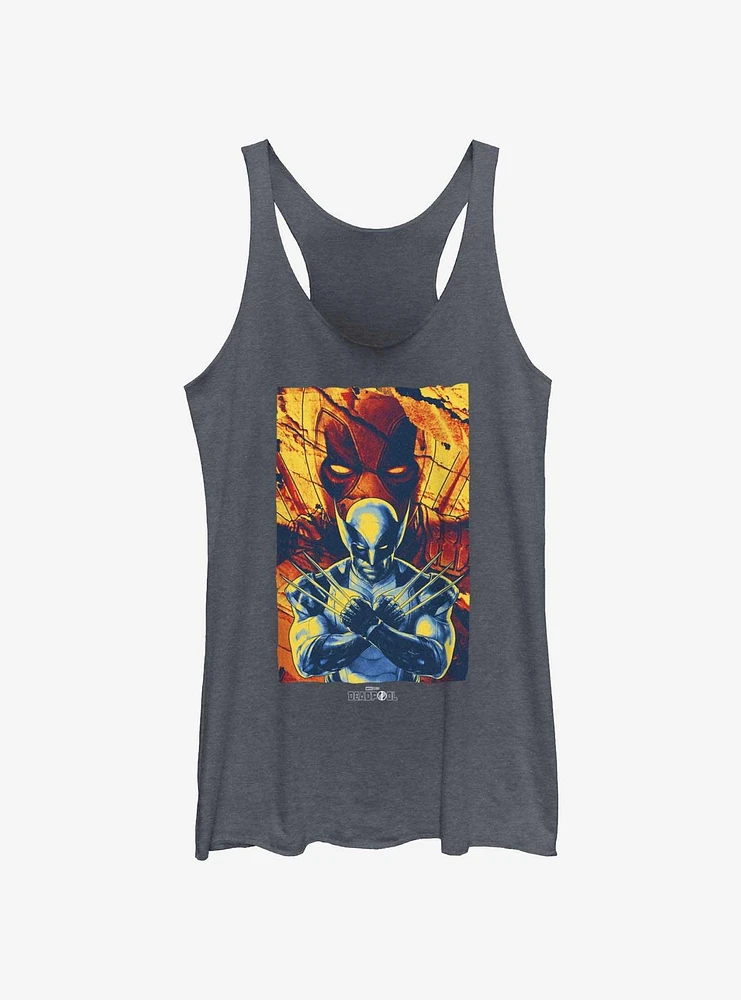 Marvel Deadpool & Wolverine Rising Girls Tank