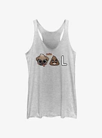 Marvel Deadpool & Wolverine Dogpool Emojis Girls Tank