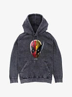 Marvel Deadpool & Wolverine Half Portrait Mineral Wash Hoodie