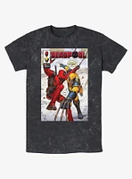 Marvel Deadpool & Wolverine Best Friends Comic Mineral Wash T-Shirt