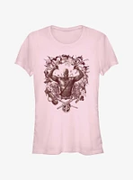 Marvel Deadpool & Wolverine Weapons Explosion Girls T-Shirt