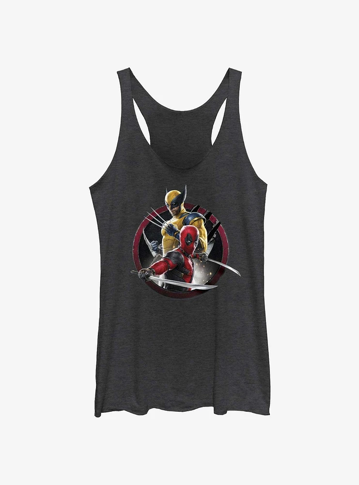 Marvel Deadpool & Wolverine Duo Badge Girls Tank