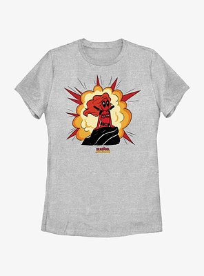 Marvel Deadpool & Wolverine Mermaid Womens T-Shirt