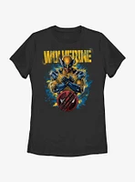 Marvel Deadpool & Wolverine Paint Dump Womens T-Shirt