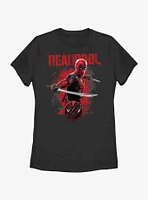 Marvel Deadpool & Wolverine Paint Dump Womens T-Shirt