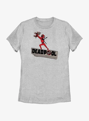 Marvel Deadpool & Wolverine Hail Dead Dog Womens T-Shirt