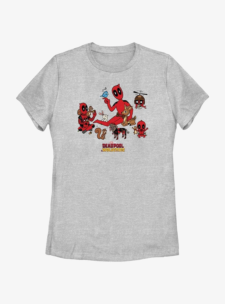 Marvel Deadpool & Wolverine Friend To All Womens T-Shirt