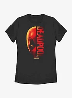 Marvel Deadpool & Wolverine Head Split Womens T-Shirt