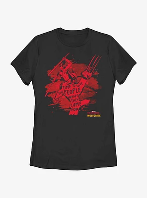 Marvel Deadpool & Wolverine Give The People What They Came For Womens T-Shirt