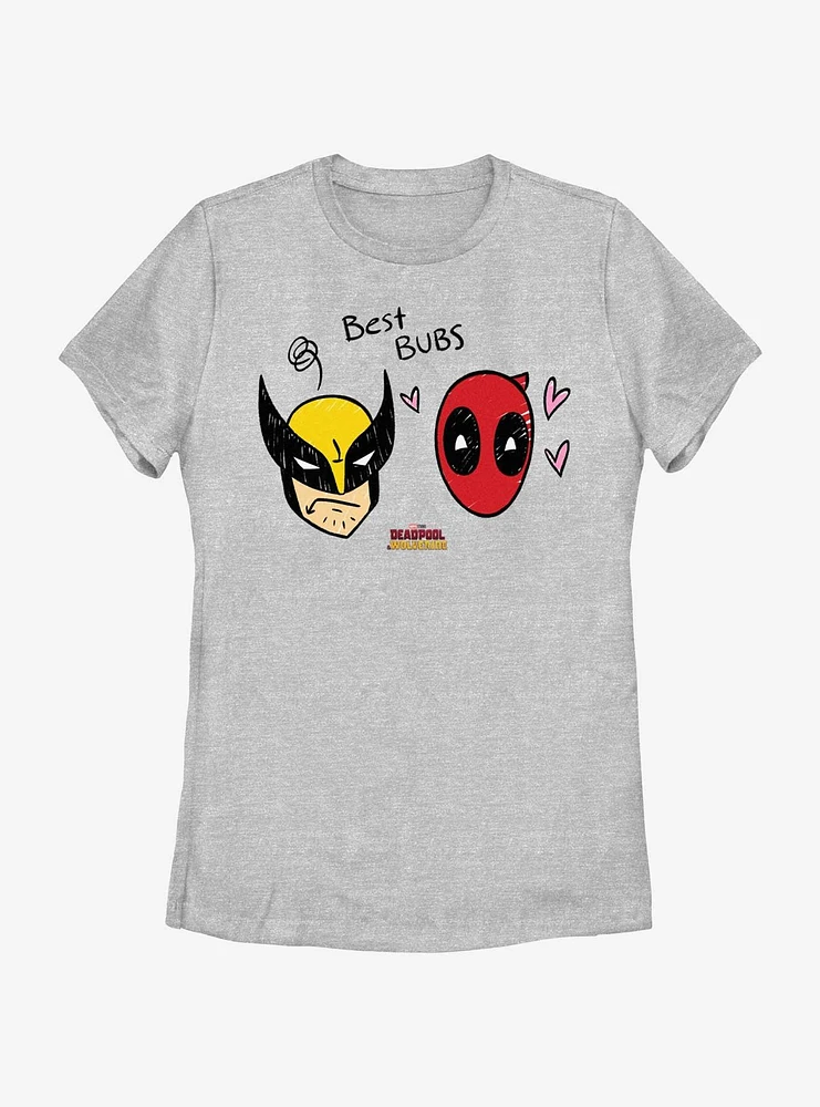 Marvel Deadpool & Wolverine Best Bubs Womens T-Shirt