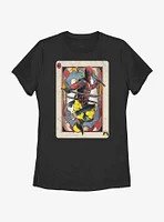 Marvel Deadpool & Wolverine Cardpool Womens T-Shirt