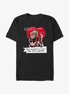 Marvel Deadpool & Wolverine Dogpool Little Unicorn T-Shirt