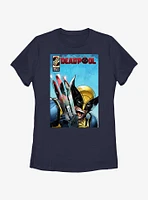 Marvel Deadpool & Wolverine Reflection The Claw Womens T-Shirt