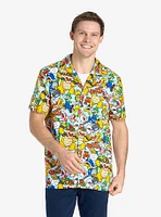 Super Mario Bros. Bowsers Kingdom Button-Up Shirt