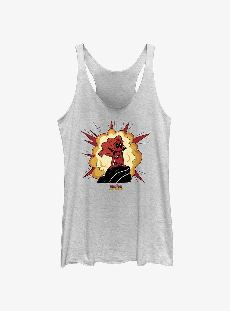 Marvel Deadpool & Wolverine Mermaid Womens Tank Top