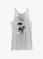 Marvel Deadpool & Wolverine Dogpool Puppins Womens Tank Top