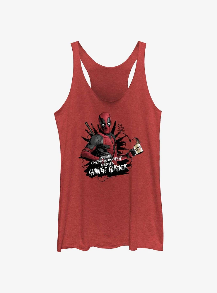 Marvel Deadpool & Wolverine Changing Your Cinematic Universe Forever Womens Tank Top