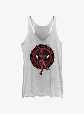 Marvel Deadpool & Wolverine Aim For The Middle Womens Tank Top