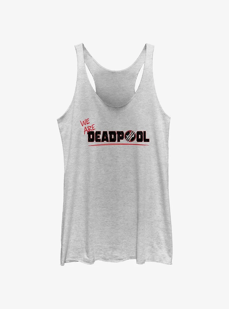 Marvel Deadpool & Wolverine We Are Logo Womens Tank Top