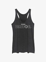 Marvel Deadpool & Wolverine Line Logo Womens Tank Top