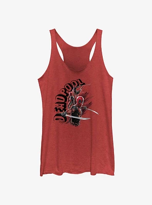 Marvel Deadpool & Wolverine Action Poses Womens Tank Top