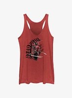 Marvel Deadpool & Wolverine Action Poses Womens Tank Top