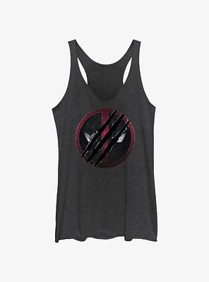 Marvel Deadpool & Wolverine Clawed Emblem Womens Tank Top